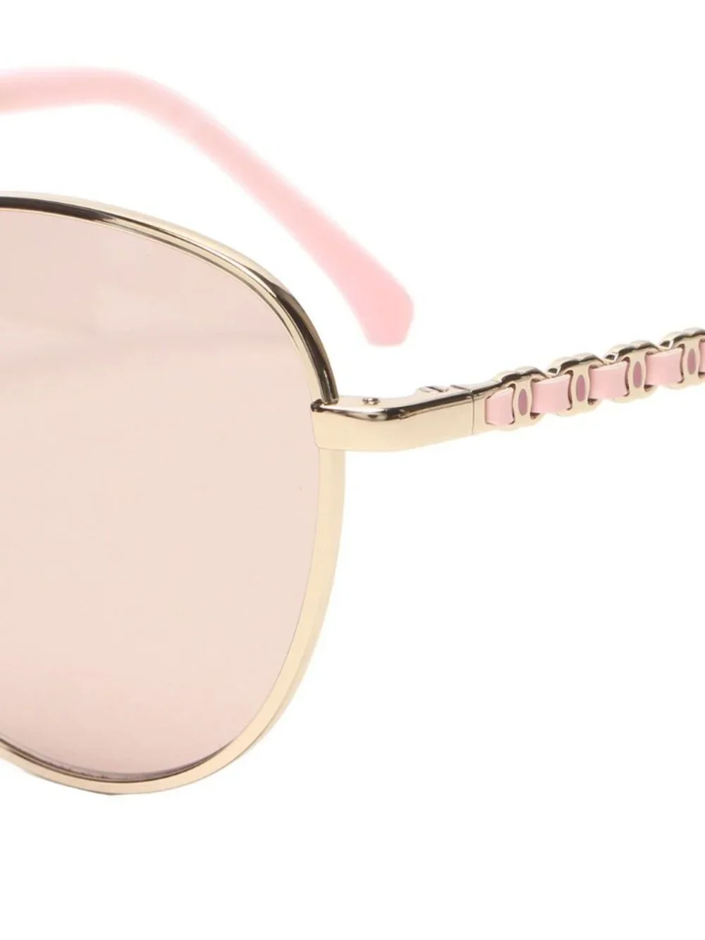 Chanel Sunglasses Eyewear Gold Panto Shape Optical